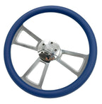 Polished 5 Spoke Steering Wheel for Peterbilt Kenworth Freightliner (18 inch)