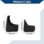 Set of 4 Mud Flaps Splash Guards for Mercedes-Benz GLK300 (2008–2013)