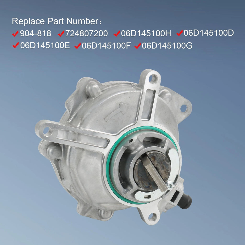 Brake Vacuum Pump for Audi A4 A3 TT Quattro Volkswagen Golf Jetta Passat (2000–2023)