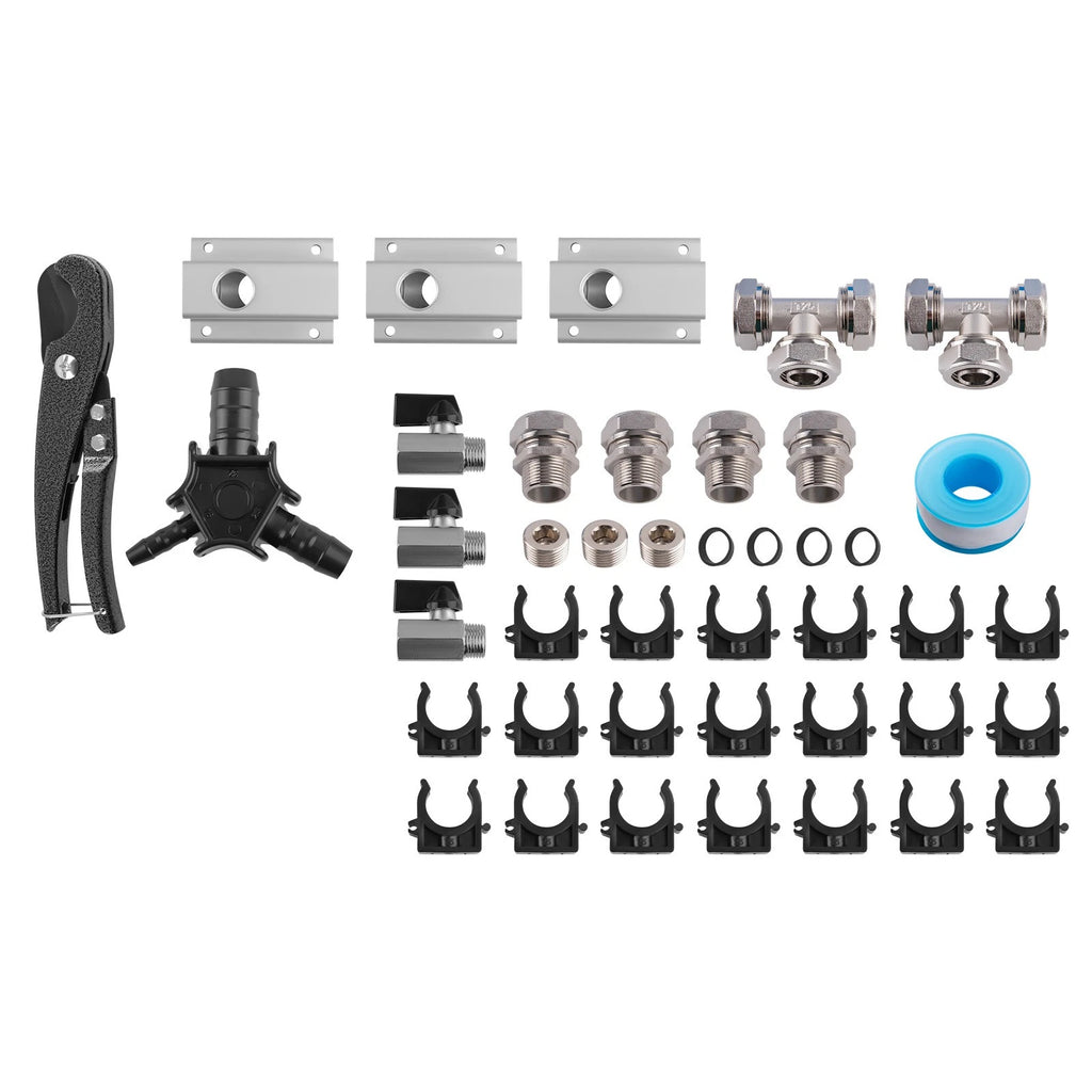 Compressed Air Line System Piping Kit 3/4 Inch for Master Shop