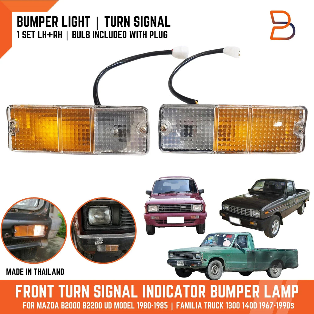 Front Indicator Blinker Lamp for Mazda Familia 1300 1400 Ute B2000 B2200 (80-85)