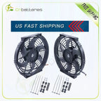 2X 10 Inch Radiator Condenser Cooling Fan for Acura Buick Saturn Scion