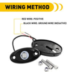 9-LED Underbody Underglow Rock Lights for Jeep (Off-road, Truck, UTV, ATV)