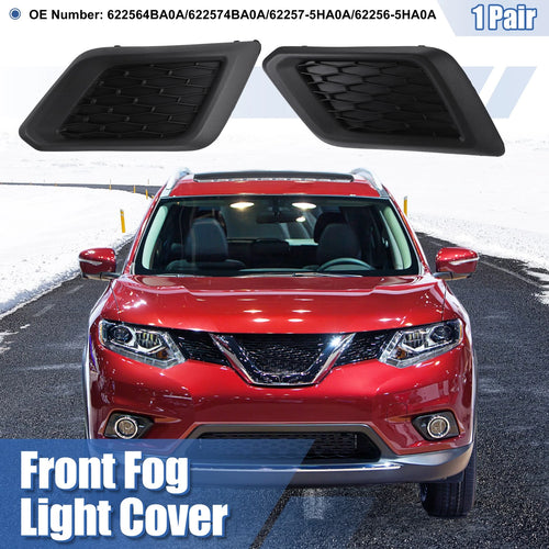 1 Pair Fog Light Grille No. 622564BA0A/622574BA0A for Nissan Rogue (2014–2016)