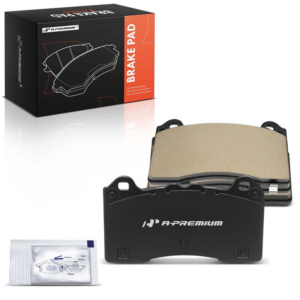 Set of 4 Front Side Ceramic Brake Pads for Ford Focus (2016–2018)