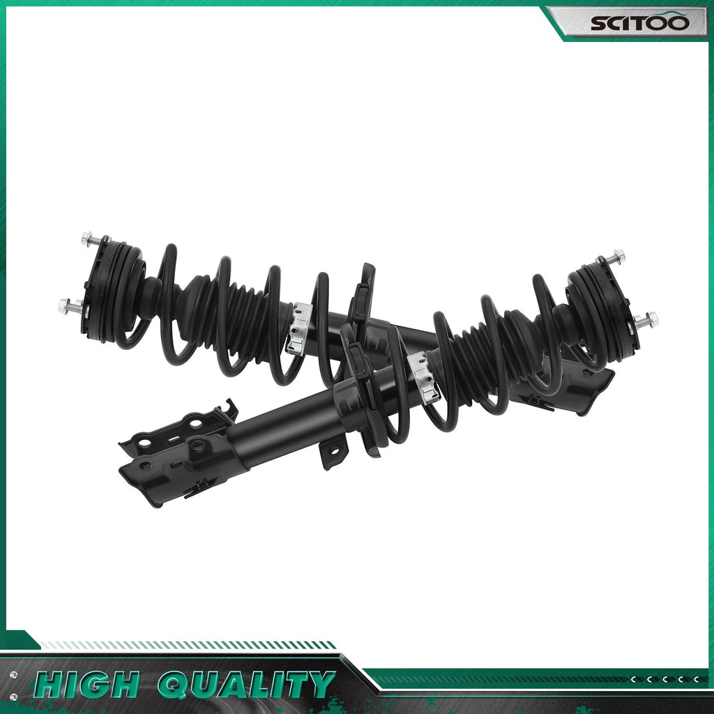 2X Quick Complete Struts Coil Springs Shocks for Ford Fiesta (2014–2015)