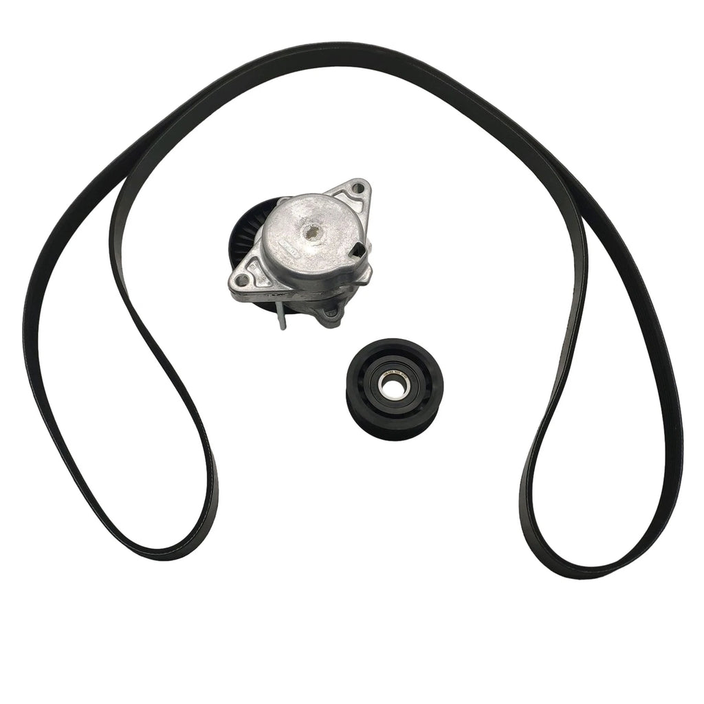 Serpentine Belt Tensioner Pulley Kit for Mercedes-Benz C240 G500 E320 SLK55 (2001–2006)