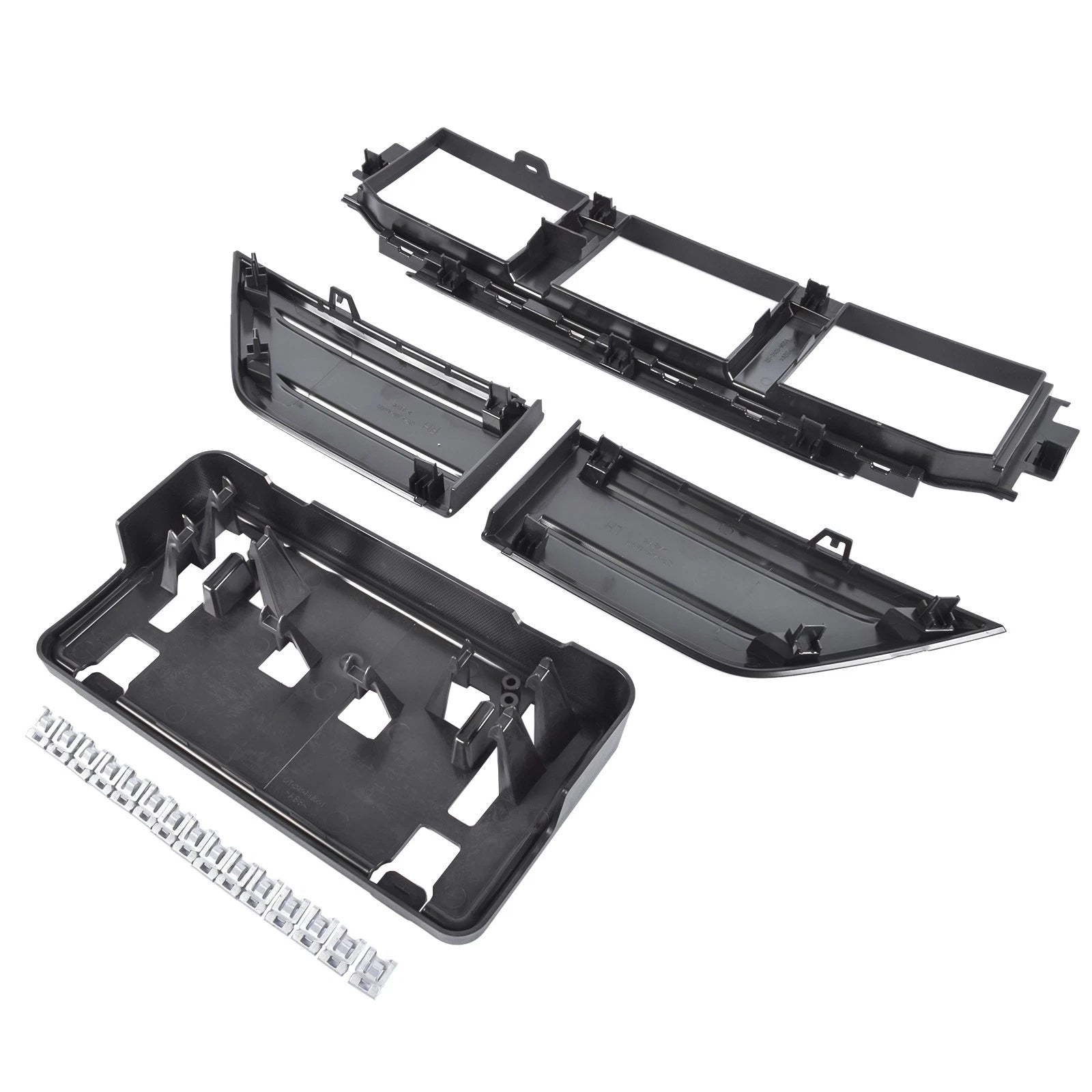 Front Lower Bumper Corner Grille & Cover for Ford F-150 (2021–2023) Black