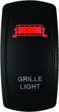 Lighted Switch Grill Light On/Off Red for DragonFire Racing