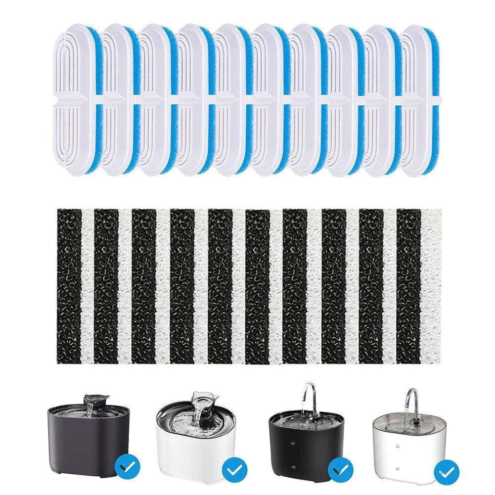 Fiber Cloth Filter for Cat Water Fountains (Suitable for Pet Dispensers)