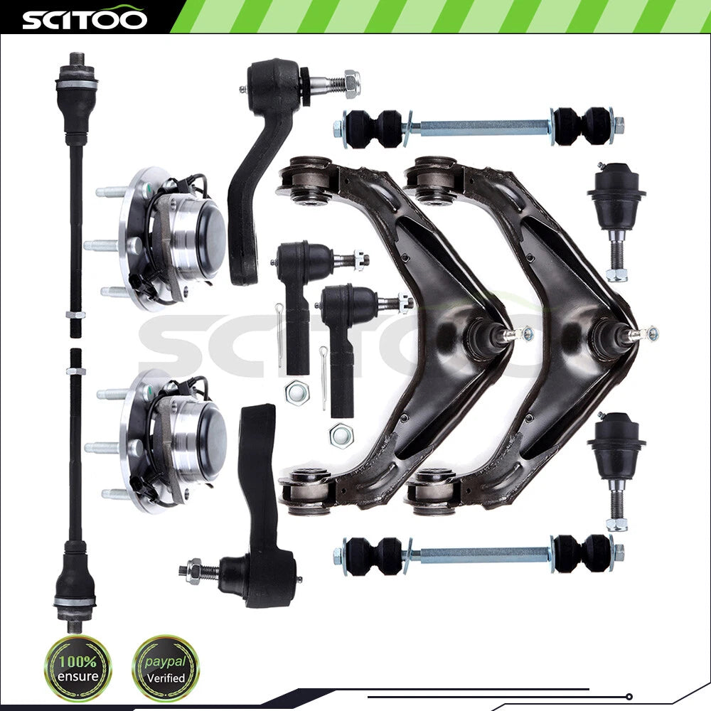 Front Control Arm Ball Joint Sway Bar for Chevrolet Silverado 1500 HD (2001–2003)