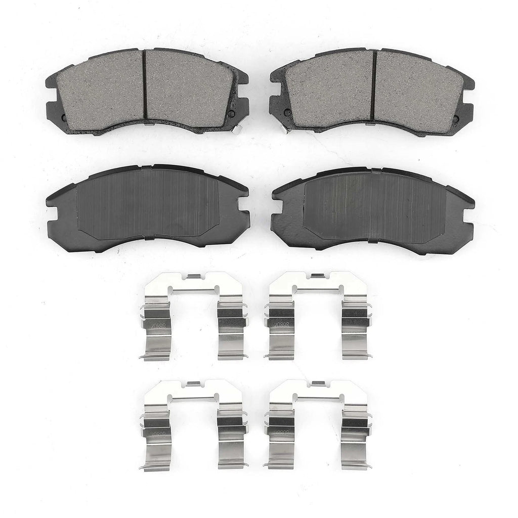 Front Disc Brake Rotors & Ceramic Pads for Subaru Impreza (1993-1996)