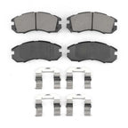 Front Disc Brake Rotors & Ceramic Pads for Subaru Impreza (1993-1996)