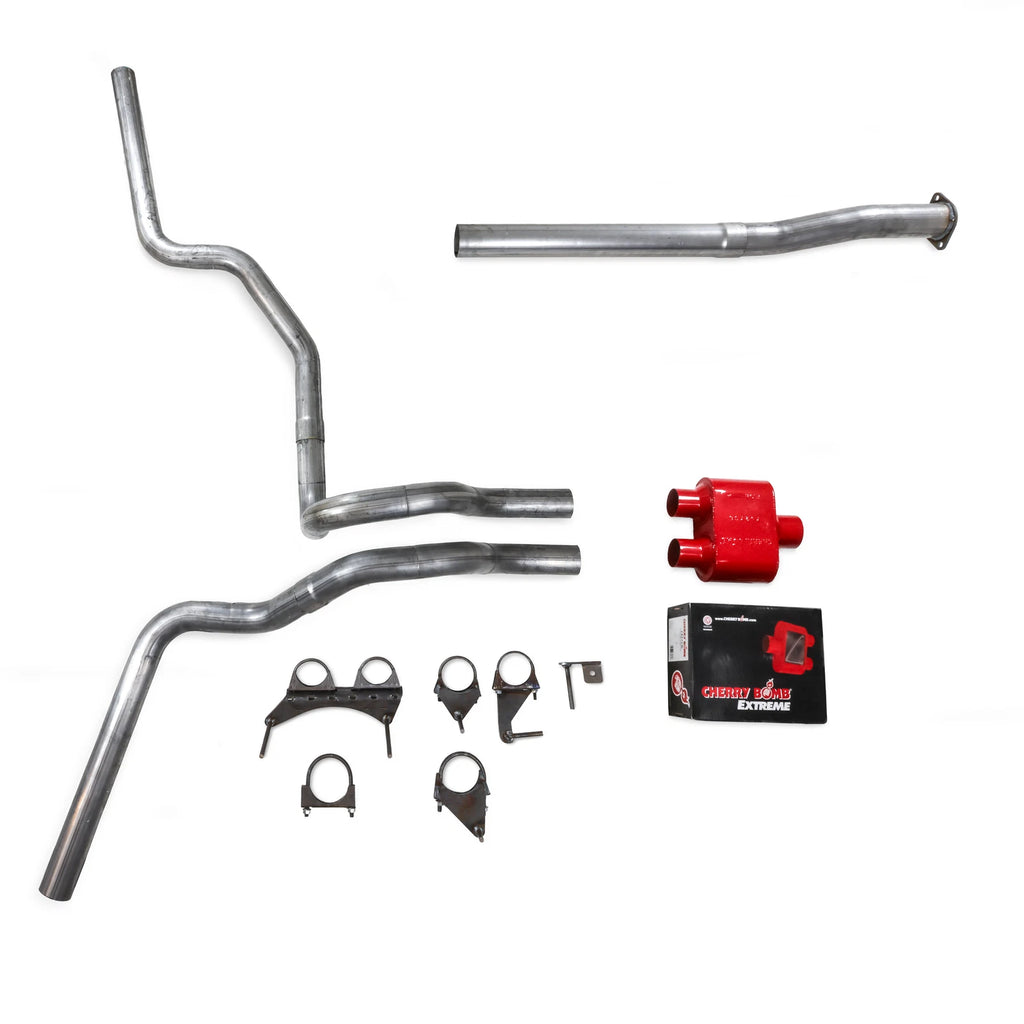 Dual Exhaust Kit for Toyota Tacoma (2016–2023) Cherry Bomb Extreme 2.5"