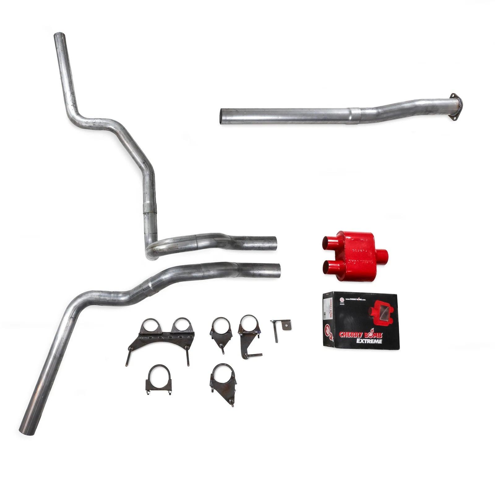 Dual Exhaust Kit for Toyota Tacoma (2016–2023) Cherry Bomb Extreme 2.5"