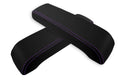 Leather Console Lid Armrest Cover for Infiniti FX35 (2003–2005) Purple Stitch