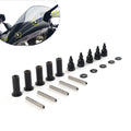 Black Windshield Well Nut Bolt Screws for Harley Road Glide (2015-2023)