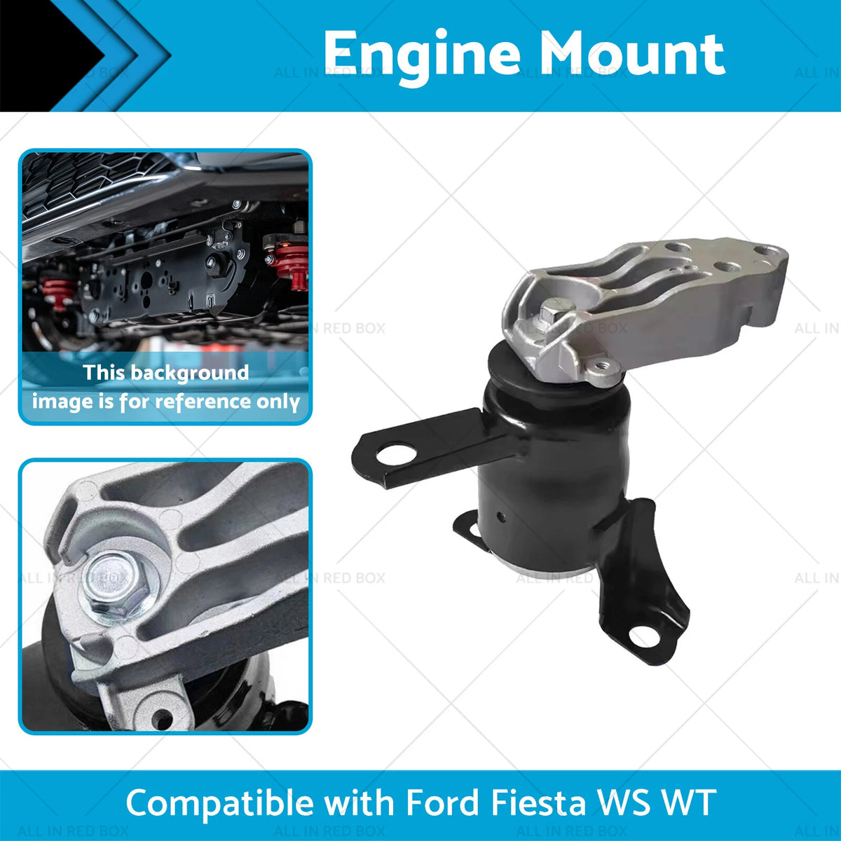 RH Rubber Engine Mount for Ford Fiesta (WS, SPJA, HXJA, WT, HXJB, TSJA)