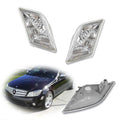 Clear Lens Side Marker Lights for Benz W204 C-Class (2008–2011)