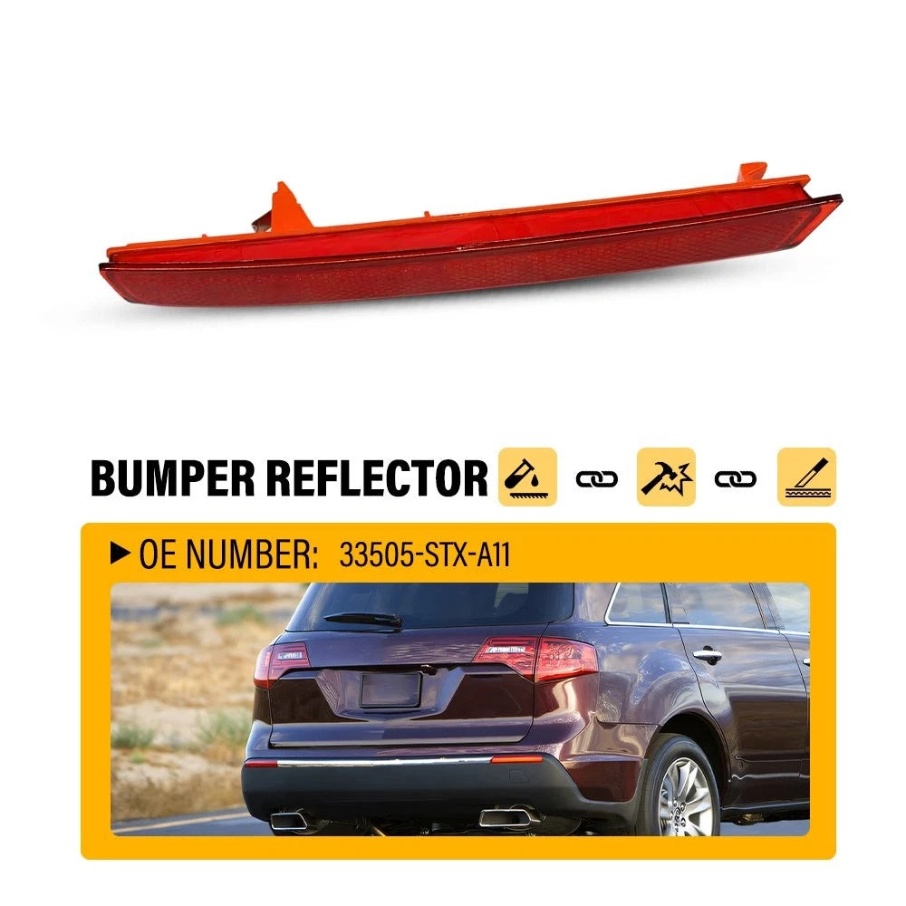 Right Bumper Reflector Assembly for Acura MDX (2010–2013) 33505-STX-A11 EPY