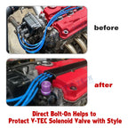 VTEC Solenoid Valve Cover Cap for Honda Civic (2000-2005) Purple