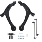 Set of 6 Control Arms and Tie Rods for Honda Odyssey (2011–2017)