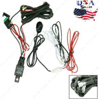 LED Work Light Bar Wiring Harness with Switch Relay for 12V (2017–2027)