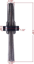 14Pcs Wedge and Feather Shims for Stone Splitting (Concrete, Marble, Rock)