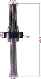 14Pcs Wedge and Feather Shims for Stone Splitting (Concrete, Marble, Rock)