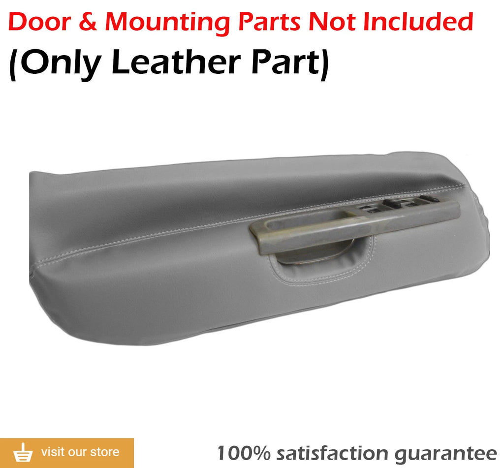 Front Door Panel Insert for Jetta (1999–2004) Light Gray Synthetic Leather