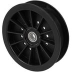 Flat Idler Pulley for Hustler FasTrak Mower (5-7/8" Diameter)