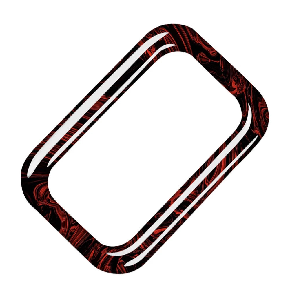 Trunk Switch Button Cover Trim for Benz C W205 (2015–2020) GLC X253 (2016–2020) Fire Red