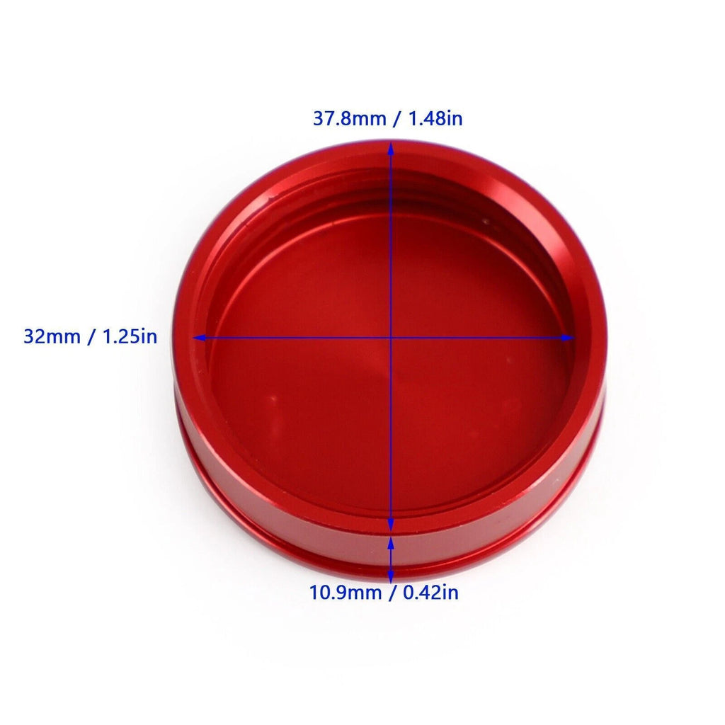 CNC Front Clutch Fluid Reservoir Cover Red for Ducati Monster (937–1200)