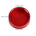 CNC Front Clutch Fluid Reservoir Cover Red for Ducati Monster (937–1200)