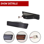 Smoke Switchback LED DRL Turn Signal Lights for Oldsmobile Cutlass Supreme (1981–1988)