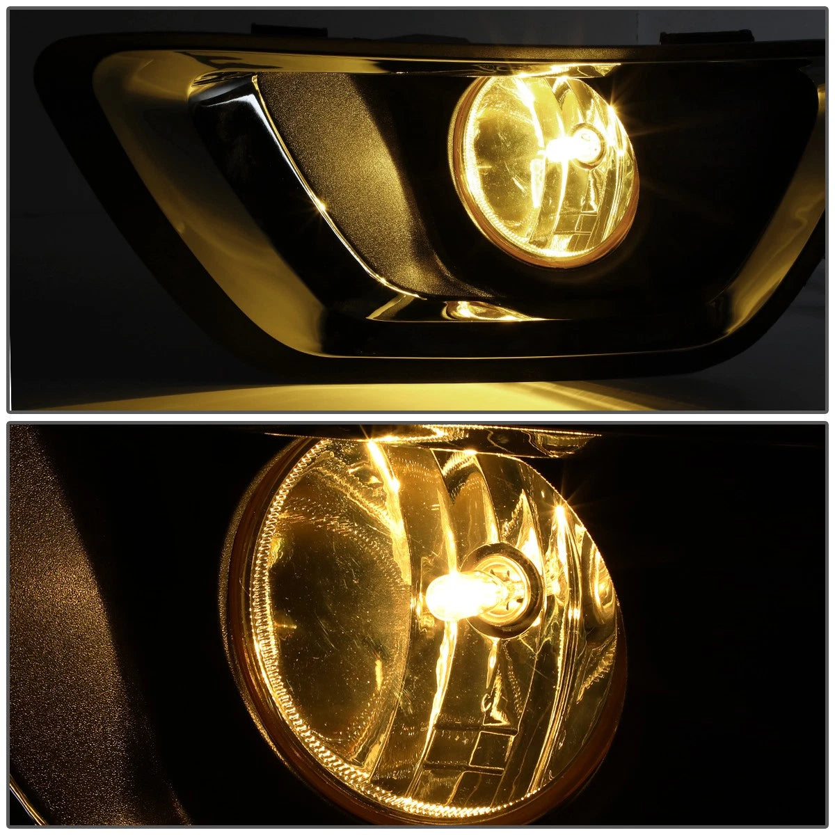 Pair Fog Light Lamps for Chevy Colorado (2015–2019) w/ Switch & Chrome Trim