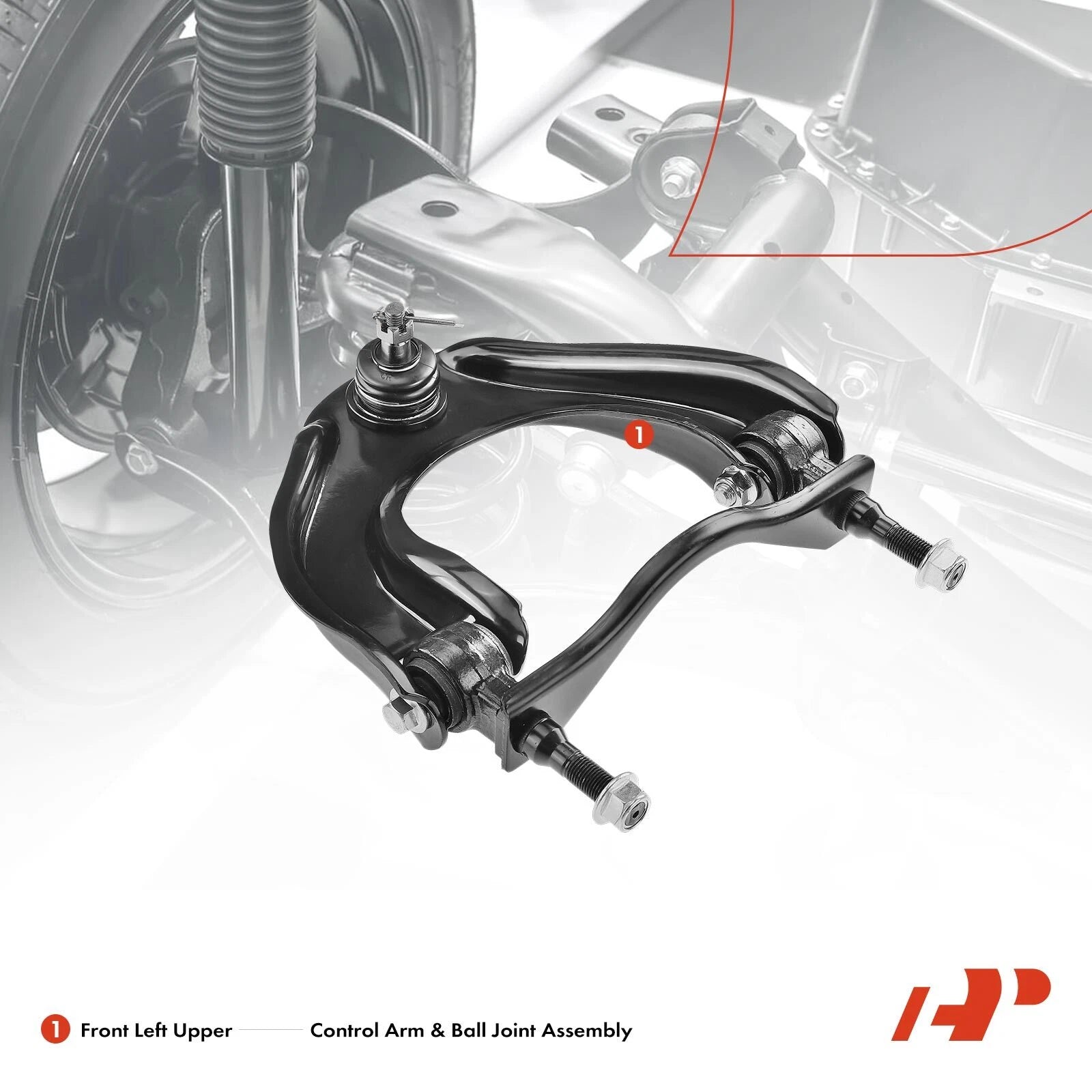 Front Left Upper Control Arm & Ball Joint for Honda Civic CRX (1988-1991)