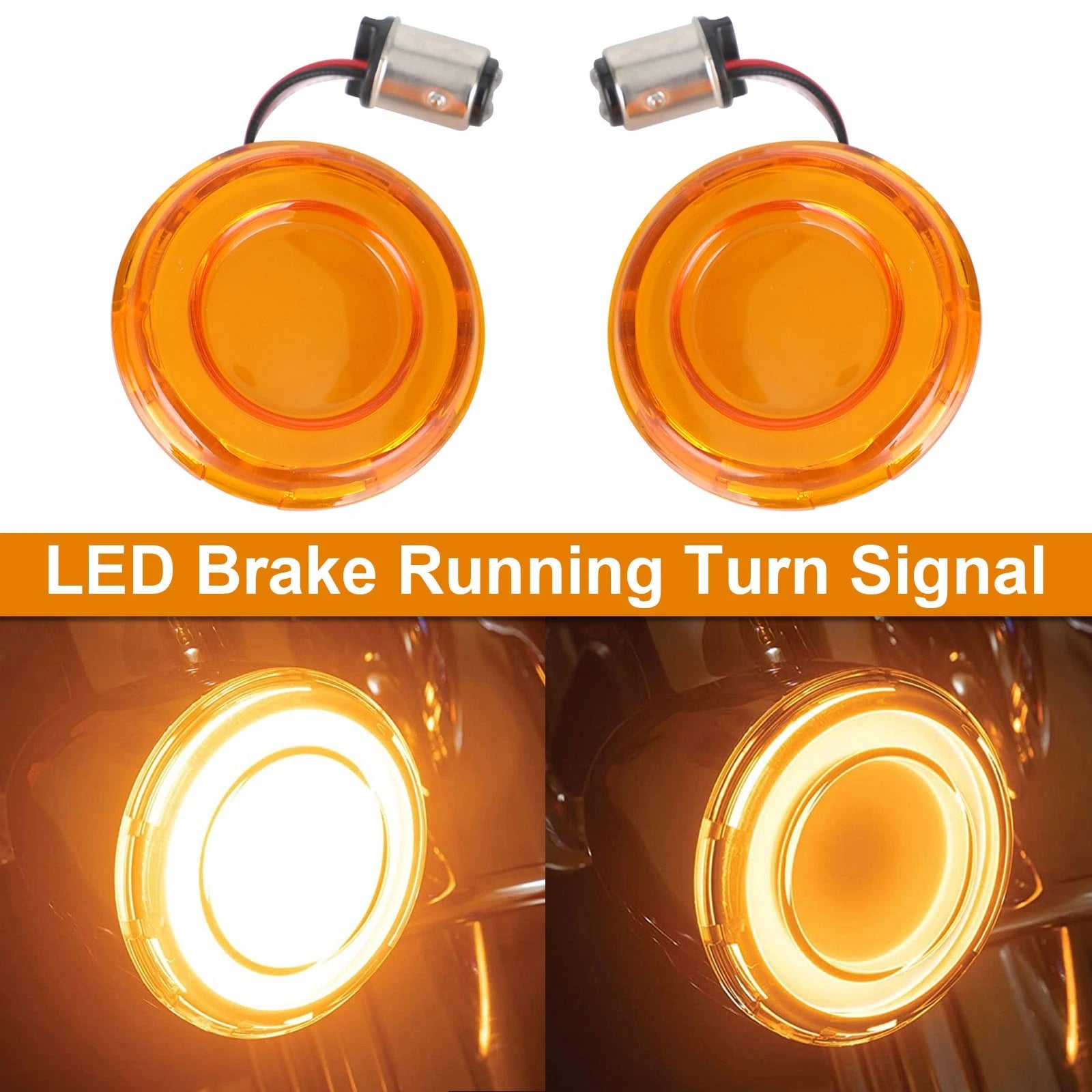 1157 LED Brake Turn Signal Light for Harley Touring, Street Glide, Electra Glide