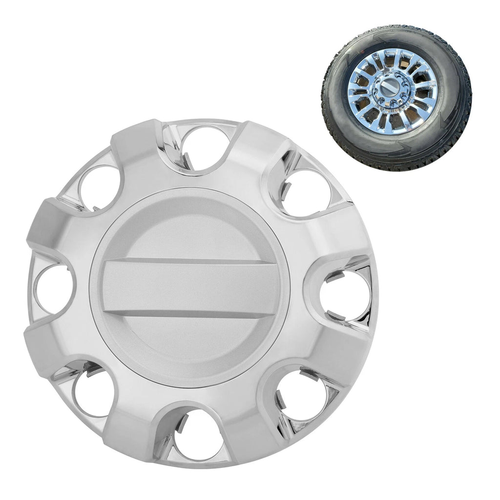 Set of 2 HC3Z1130E Front Rear Wheel Center Hub Cap Chrome for Ford F-250 (2017–2024)