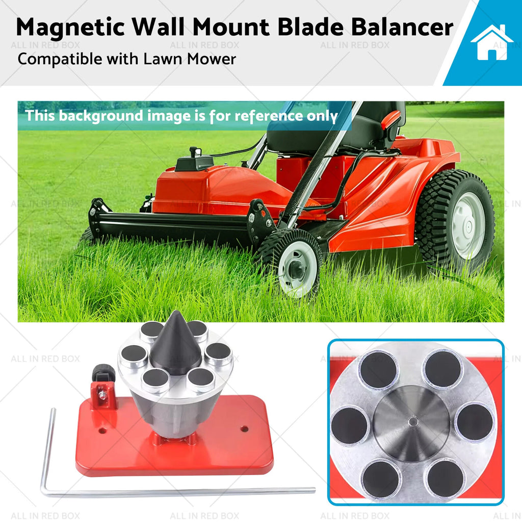 Lawn Mower Blade Balancer Wall Mount Magnetic for 339075B, 42-047