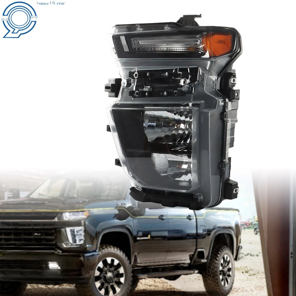 Headlight for Chevy Silverado 2500/3500HD (2020–2023) Halogen Left Side Clear