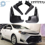 Set of 4 Mud Flaps for Toyota Corolla (2014-2018)