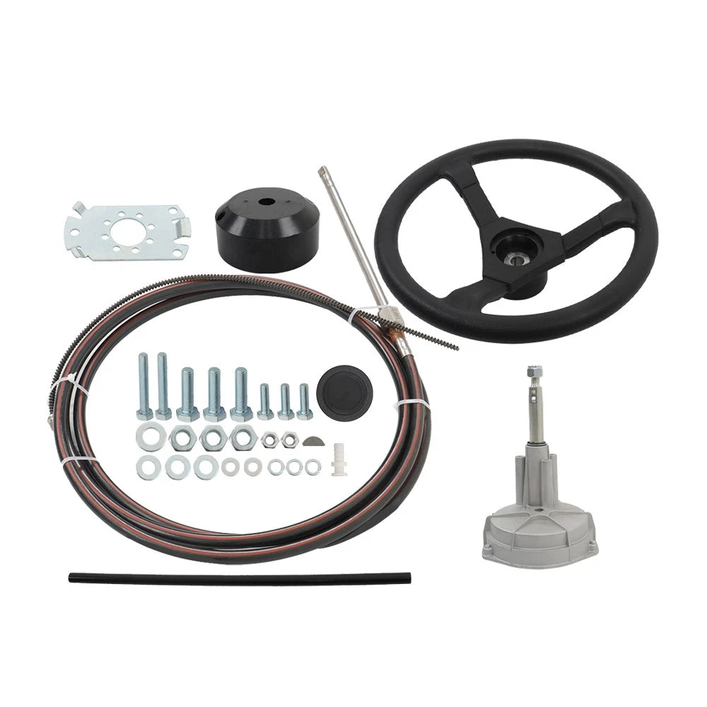 Boat Rotary Steering System for Outboard Motor (16 Feet)