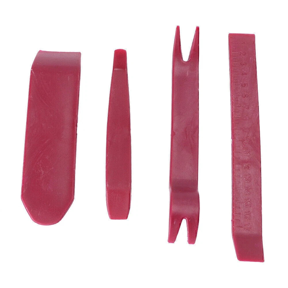 Set of 4 Car Panel Removal Clip Pry Tools for Dash Door Radio Trim Repair