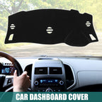 Dashboard Cover Mat for Nissan Elgrand (2010–2023) Black Polyester