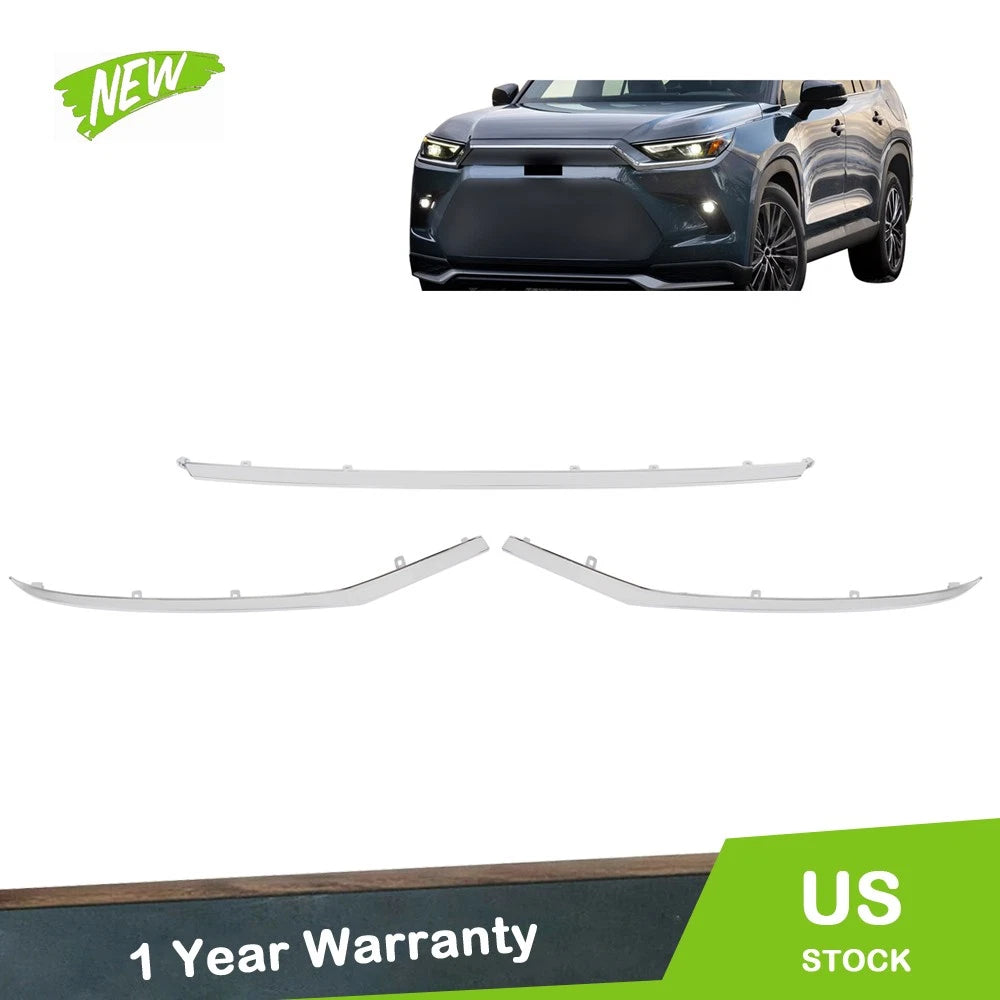 Front Grill Cover Trim Molding for Toyota Grand Highlander (2024)