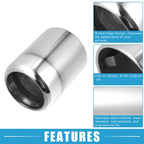 Exhaust Tip Tail Pipe for Mazda 6 (2013–2017) Stainless Steel Silver Tone