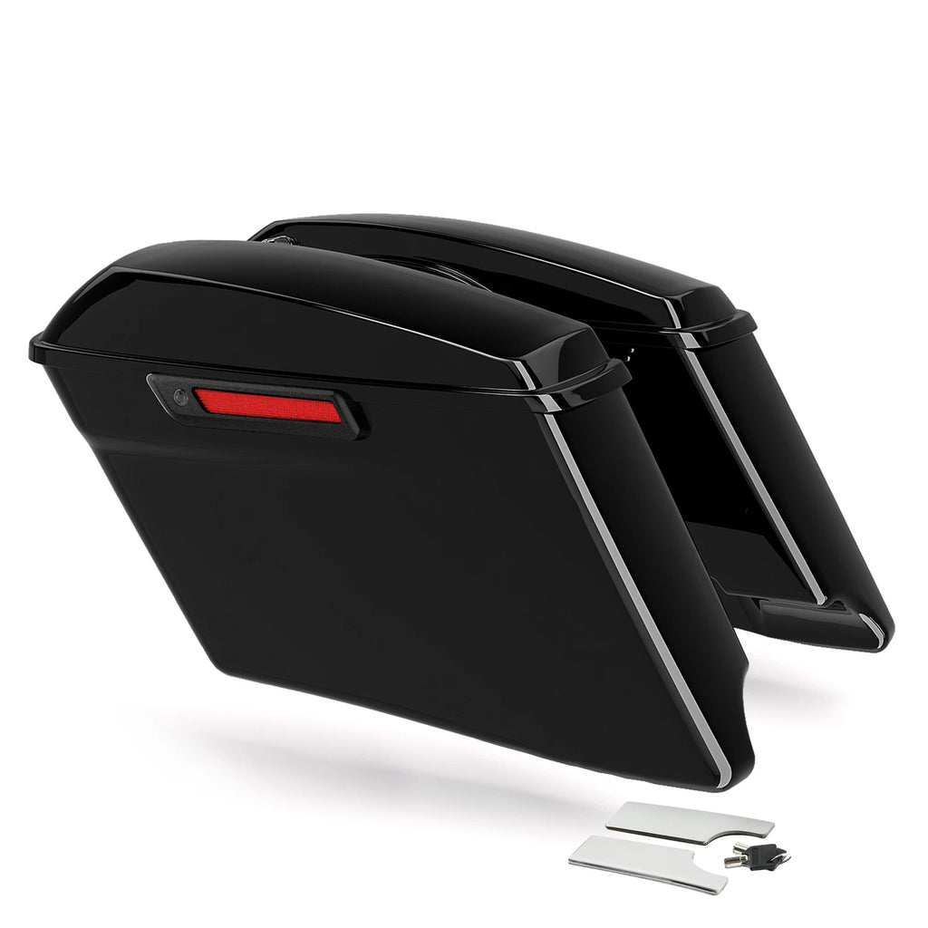 4" Stretched Extended Hard Saddlebags for Harley Electra Glide (2014–2024)