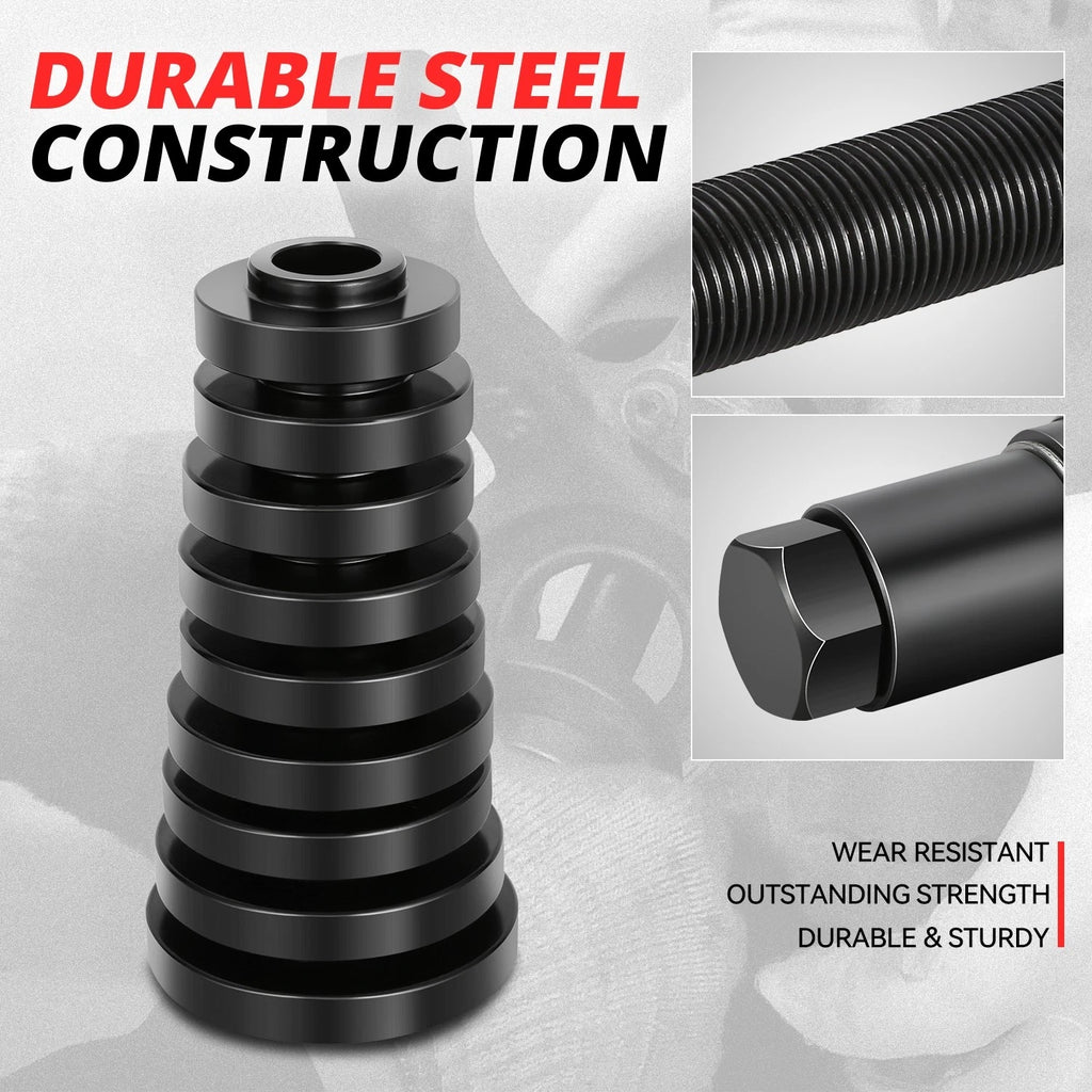 19pcs Front Wheel Bearing Press Kit Tool Set for Universal Applications