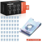 50Pcs Body Chassis Clip Nut Screw Fastener for BMW